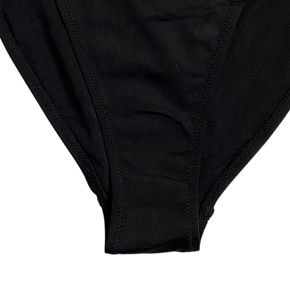 L'Agent by Agent Provocateur Taniia Black Bikini Bottoms Gold Side Accent XL - Picture 8 of 15